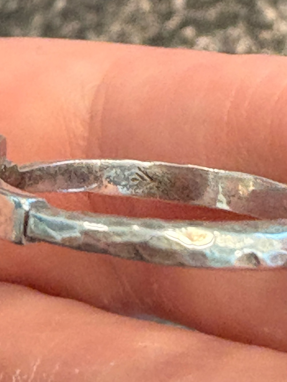 Silpada 925 Sterling Silver R2292 Simplex Cross Band Ring - Picture 3 of 3